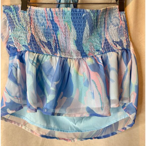 French Connection Colorful Halter Top Size 12 - Picture 3 of 5